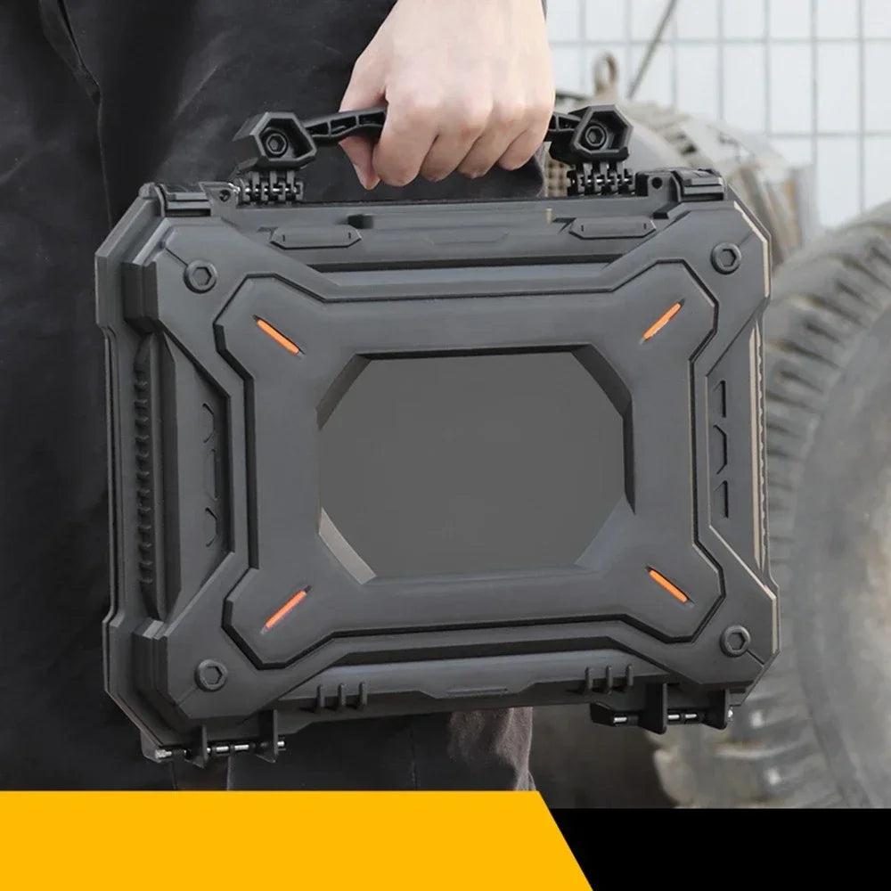 Tactical Pistol Case for GLOCK Hard Shell Box with Padded Foam Lining for Outdoor Hunting Shooting Storage Safety Lock Boxes Fit Island Store
