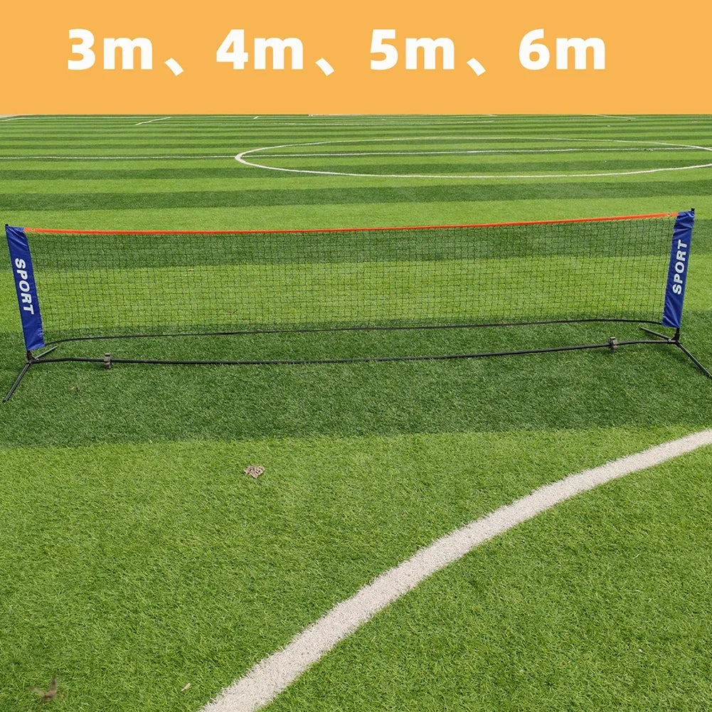Professional Badminton Net Indoor Outdoor Standard Sports Volleyball Tennis Training Square Net Portable Sports Training Netting Fit Island Store
