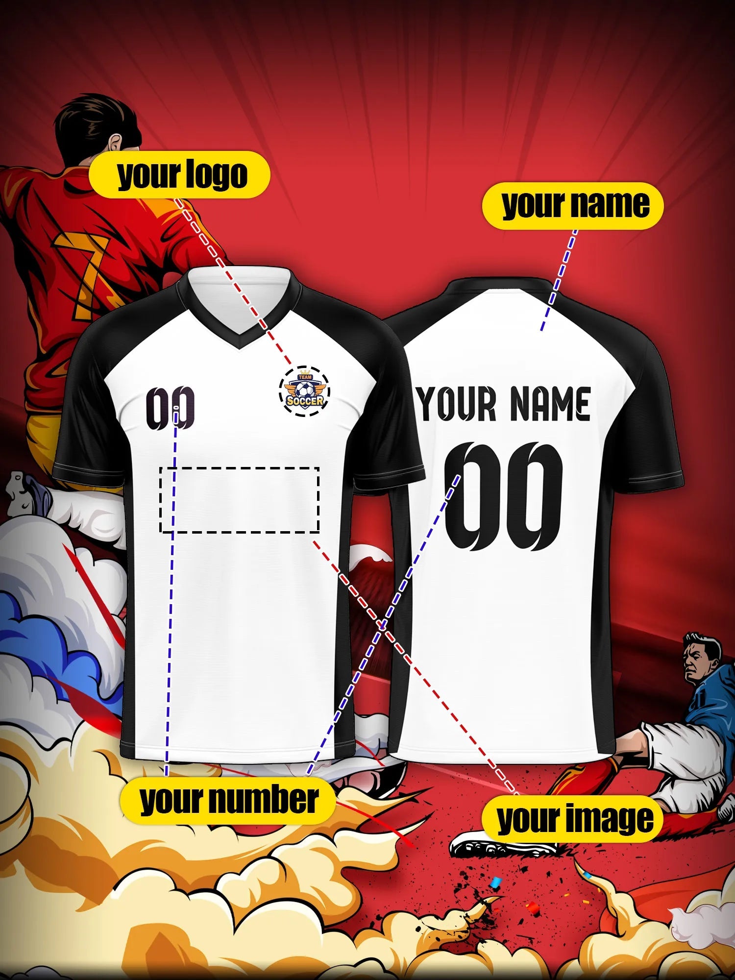 2026 Men's and Women's Customized Name and Number Sports V-Neck Jerseys, Quick-Drying, Fashionable, Sublimation Technology Fit Island Store