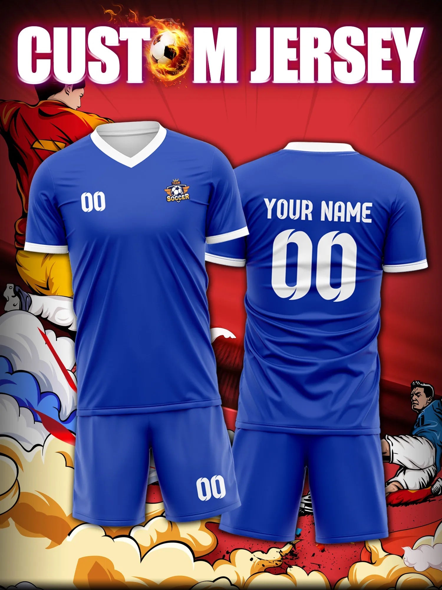 2026 Men's and Women's Customized Name and Number Sports V-Neck Jerseys, Quick-Drying, Fashionable, Sublimation Technology Fit Island Store