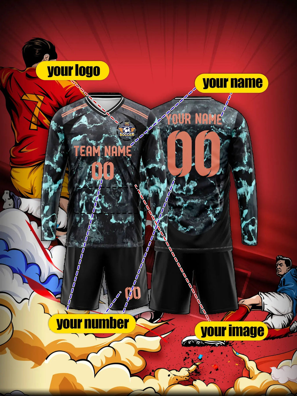 2026 Men's and Women's Customized Name and Number Sports V-Neck Jerseys, Quick-Drying, Fashionable, Sublimation Technology Fit Island Store