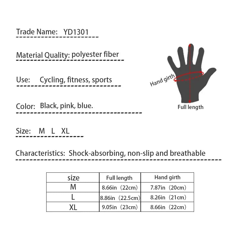 Outdoor Cycling Gloves, Bicycles for Warmth and Anti Slip in Autumn and Winter Fit Island