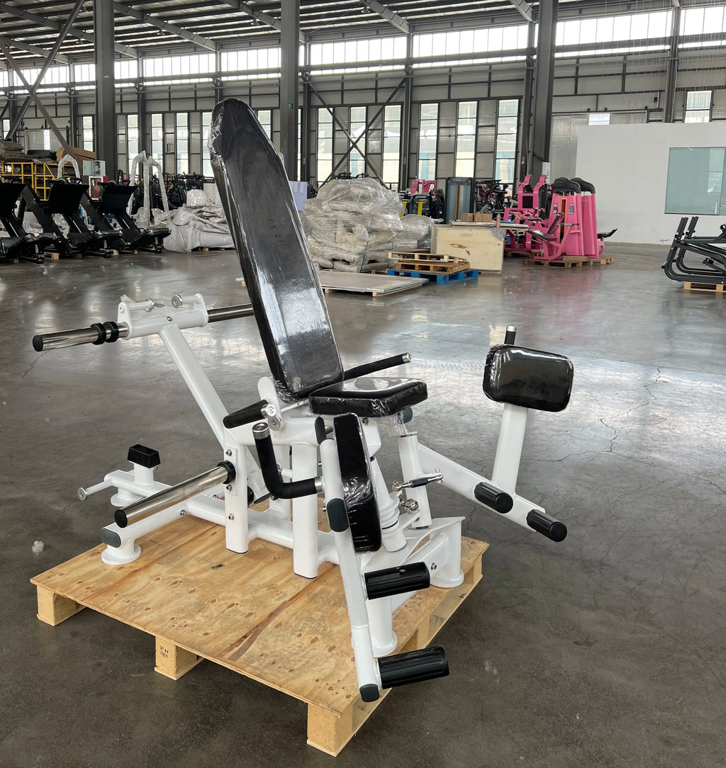 Commercial Gym Fitness Equipment Plate-Loaded Hip Abductor Exercise Outer Thigh Machine 3D Multi Abductor Glute Builder Fit Island Store
