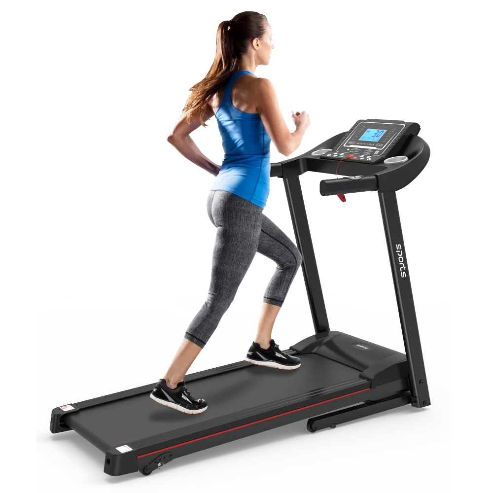 Fitshow App Foldable Incline Treadmill: Electric Walk/Run,5" LCD,250LB,Bluetooth Music Fit Island Store