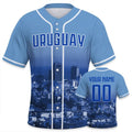 Men's Montenegro Custom Baseball Jersey Personalized Name Number Comfort Shirt with City Night View for Baseball Fans Gift Fit Island Store