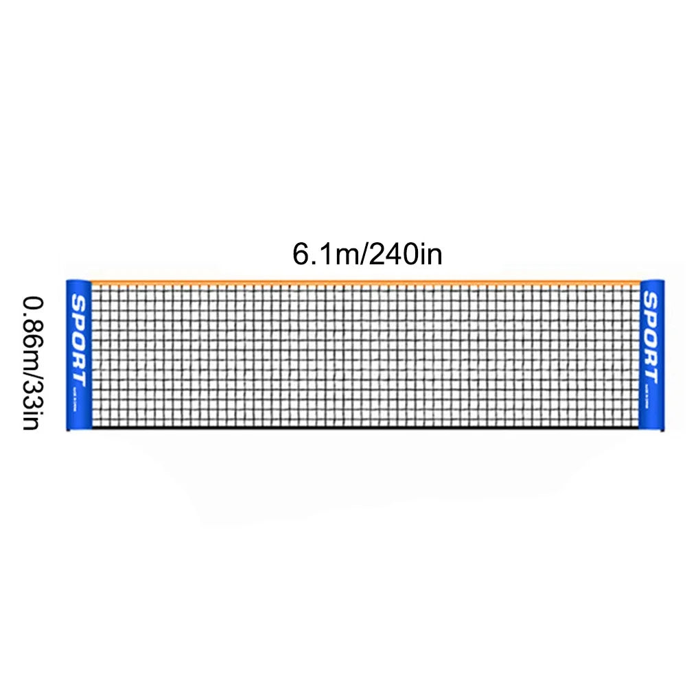Professional Badminton Net Indoor Outdoor Standard Sports Volleyball Tennis Training Square Net Portable Sports Training Netting Fit Island Store