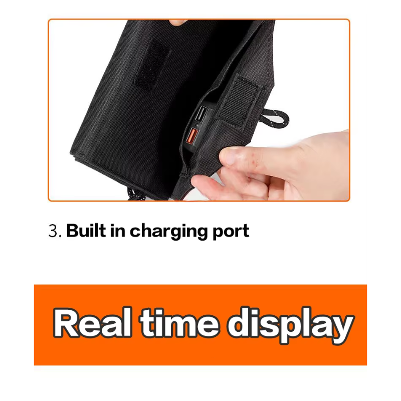 NNEOBA Foldable Solar Panel Charger with 20W/h Portable USB NNEOBA