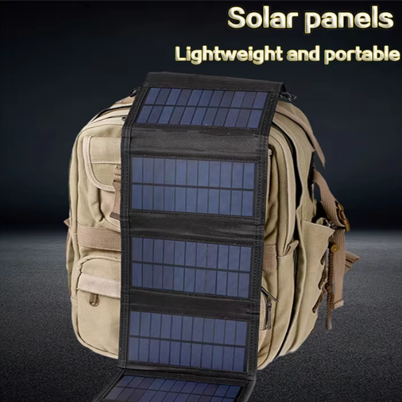 NNEOBA Foldable Solar Panel Charger with 20W/h Portable USB NNEOBA