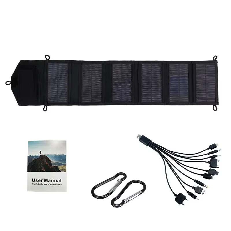 NNEOBA Foldable Solar Panel Charger with 20W/h Portable USB NNEOBA